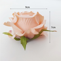 Mini têtes de fleurs de haute qualité pour mariage ou décoration de la maison bricolage