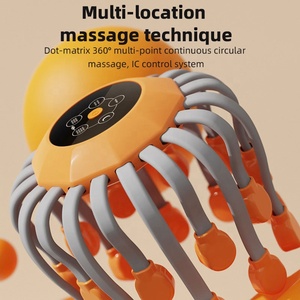 20 Tentacle Octopus Kopfhaut <span class=keywords><strong>massage</strong></span> gerät 360 Rotations heiz funktion Stress abbau Elektrisches Kopf <span class=keywords><strong>massage</strong></span> gerät - Product Image 4