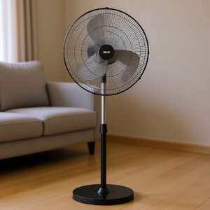 Ventilador de Pedestal Vevor de 18 Pulgadas, 3 Velocidades, Oscilante, Altura Ajustable, Aspas Metálicas, Ventilador de Refrigeración Doméstico - Product Image 2