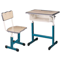Table d'étude simple et moderne en bois pour étudiant, mobilier scolaire pour lycéen, bureau et chaise pour enfant en promotion