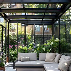 Invernadero de Jardín de Acero con Estructura Moderna con Recubrimiento en Polvo, Fácil de Montar, para Cultivo de Plantas en Exteriores y Uso en Patio - Product Image 2