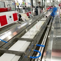 Machine à extruder les profilés de fenêtres et de portes en PVC (plastique) très demandée / Ligne d'extrusion de profilés de fenêtres/portes en PVC