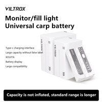 Batterie Li-Ion Viltrox 6600mAh en plastique NP-F550/F750/F950 pour moniteur, avec charge intelligente pour HVR-HD1000 HVR-HD1000E HVR-V1J