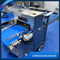Trancheuse à pain industriel à grande vitesse - Machine de découpe automatique à convoyeur de grande capacité