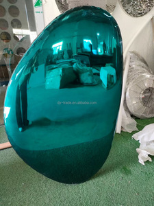 500mm Mirror Stone Sphere Sculpture Polished Stainless Steel Europe DY Folk Art FAIRY Letterpress Printing Art & Collectible - Product Image 5