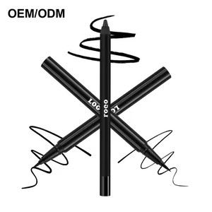 Eyeliner noir imperméable à l'eau en gros Vegan longue durée <span class=keywords><strong>Eye</strong></span> <span class=keywords><strong>Liner</strong></span> liquide stylo Eyeliner cosmétiques crème crayon Gel Eyeliner - Product Image 1