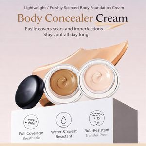 Cosmetics Face Natural Matte Full Coverage Vegan <b>Waterproof</b> Concealer Cream - Product Image 2