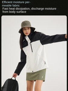 Scellage thermique complet extérieur trois-en-un hiver Rush <span class=keywords><strong>veste</strong></span> hommes femmes détachable coupe-vent col montant Logo avant - Product Image 4