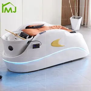 Hair Salon Electric Massage Head Spa Bed Hair Washing Chair Shampoo Bed