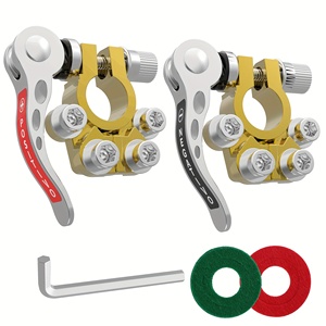 (4 avis) 5.0 vendu Connecteur de pince de borne de batterie en zinc en acier inoxydable à dégagement rapide ajuster l'adaptateur de pince de déconnexion 1420 - Product Image 1