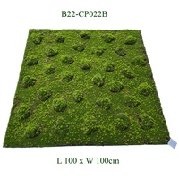Tapis de mousse de plantes artificielles, panneaux de boule de cerf vert, pelouse animaux en forme pour la décoration de jardin de la maison