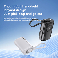 Chargeur sans fil TDX TW4 avec charge magnétique rapide, affichage numérique, sortie 15W et 20W, entrée Type-C, support de batterie Li-polymère