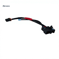 Rangkaian Kabel Sensor Otomotif Fungsi Kabel Pendek Konektor Cyan Putih Kabel Kustom OEM 12V 24V