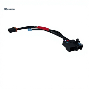 Faisceau de câblage personnalisé pour capteur automobile avec fonction de détection de court-circuit, connecteur cyan-blanc, OEM 12V 24V - Product Image 2