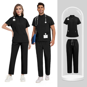 Uniformes Médicos para <span class=keywords><strong>Hombre</strong></span> Conjunto de Ropa de Trabajo para Hospital Enfermería Salón de Belleza y Clínica Dental con Pantalón Recto y LOGO Personalizado - Product Image 5