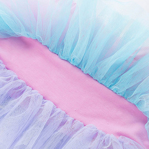 2024 Boutique vêtements enfants doux gonflé coloré couches Ballet Tulle Tutu fête jupe pour petites filles robe - Product Image 5