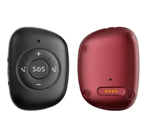 Volume Adjustment 4G Lte GPS Fall Personal Alarm Tracker 1000mAh two way calling Medical Alarm Emergency SOS button for elderly