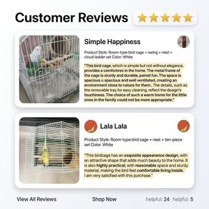 Jaula Metálica Ecológica con Techo Arqueado para Pájaros, Hábitat de Vuelo para Periquitos y Perrositos, No Tóxica - Product Image 6