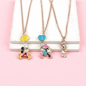 Милые Мультяшные модные Микки Минни Дональд Металлические ожерелья высокого качества ЮВЕЛИРНЫЕ изделия ОРНАМЕНТ для детей подарки рекламные подарки - Product Image 4