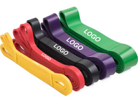 Vente chaude 2023 Ensemble de bandes de résistance avec logo personnalisé Fitness Power Assist Pull up Exercise Bands Gym Latex Elastic Bands