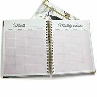 Yuancai – journaux à bobine en or, Logo personnalisé, carnet de notes, agenda, impression cuaderno professional A4 kawai échantillon gratuit