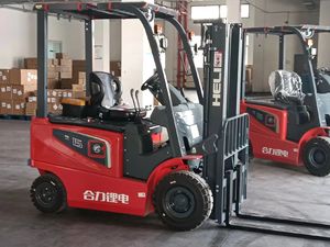 Carretilla elevadora eléctrica HELI 0,5 T 1T 2T <span class=keywords><strong>3t</strong></span> 3,5 t carretilla elevadora mini elevador 3 metros 4,5 m 5M 6M con batería de litio de cambio lateral - Product Image 4