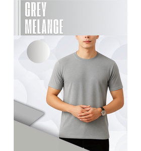 Camiseta Premium de Algodón de 180 GSM para Hombre, Diseño de Cuello Redondo, Tejido Suave, Duradero y Transpirable, Perfecta para Uso Casual, Oficina o Diario - Product Image 5