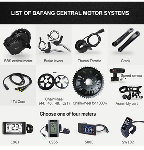 Popular <span class=keywords><strong>Kit</strong></span> de Motor Central <span class=keywords><strong>Bafang</strong></span> G340 de 500W 750W 1000W para <span class=keywords><strong>Bicicleta</strong></span> Eléctrica con Batería Incluida - Product Image 3