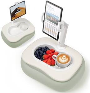 Support d'oreiller <span class=keywords><strong>Kindle</strong></span> pour lit, support stable pour iPad avec bol à collation <span class=keywords><strong>de</strong></span> qualité alimentaire, support d'oreiller réglable pour <span class=keywords><strong>tablette</strong></span> pour la <span class=keywords><strong>lecture</strong></span> - Product Image 3