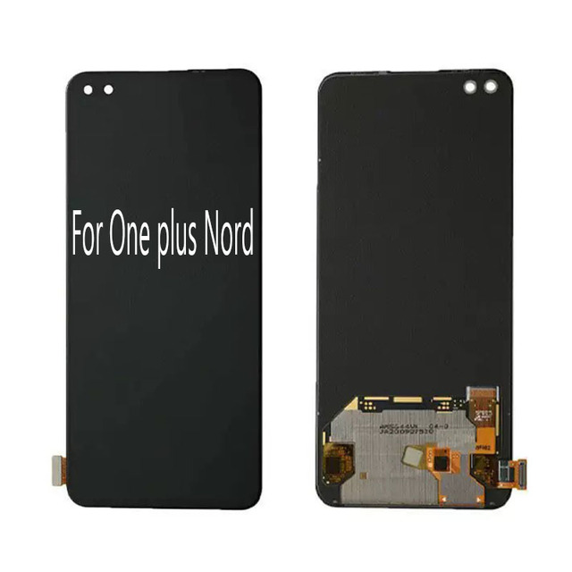 Replacement Display OLED Screen Mobile Phone Screen for One Plus Nord 1+Nord/1+8Z/1+8 Nord/Realme X50P Digitizer Assembly Screen Supports fingerprint recognition