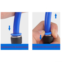 Raccord de tuyau PU Raccord rapide en plastique droit One Touch Puc