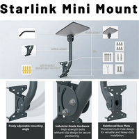 Satellitenantennen-Wandhalterung Robuste Verstellbare Wetterfeste Dachhalterung Kompatibel mit Starlink Mini