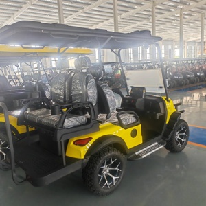Voiturette de golf électrique de luxe 4 places pour visites, navette de parcours de golf et sites touristiques, approvisionnement direct usine - Product Image 4