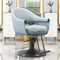 Fauteuil de Coiffure Professionnel Hydraulique Pivotant à 360 Degrés/Inclinable pour Salon, Extérieur et Hôpital