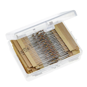 1/8W 5% 640pcs 64 giá trị 1R-<span class=keywords><strong>10mr</strong></span> 0.125W Carbon phim điện trở các loại Kit Bộ - Product Image 5