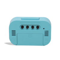 Mini Réveil Numérique Électronique de Bureau, Format de Poche, Fonction Snooze, Calendrier, Compte à Rebours, Température, Rétroéclairage pour Enfants et Étudiants