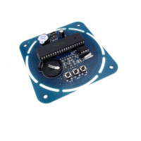 Module d'affichage numérique rotatif DS1302 LED alarme électronique horloge numérique LED affichage de la température Kit de bricolage carte d'apprentissage 5V nouveau