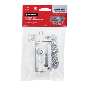 Bullone catena porta Master con 36 unità, finitura cromata opaca, HERMEX - Product Image 4