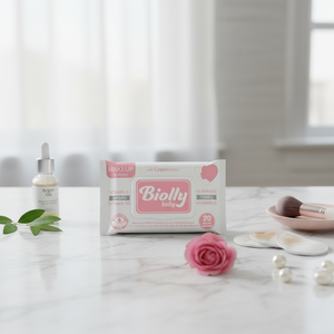 Biolly 20 PCs Make-Up Wipes With Argan Oil - Velvet-Touch Decongesting Ultra-Pure - Product Image 3