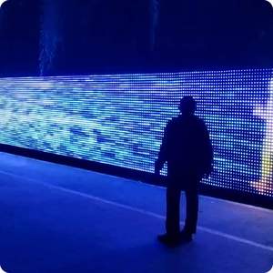 Schermo a Rete P50 Pieghevole IP68 Impermeabile Ultra Luminoso per Pubblicità su Facciate Esterne e Architettura - Product Image 3