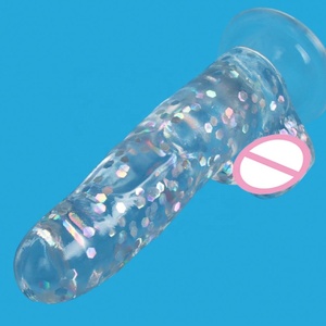 Gode anal en cristal de gelée douce Girlspower Vagin féminin Tunnel anal Plugs Pénis Masturbation Masseur Permanent Anal Plug Dick - Product Image 5