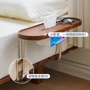 Japanese Style Cherry Wood Tatami <b>Bed</b> 1.8m <b>Double</b> Platform <b>Bed</b> Minimalist Modern Master Bedroom Floating <b>Bed</b> Vintage Flush Edge - Product Image 3