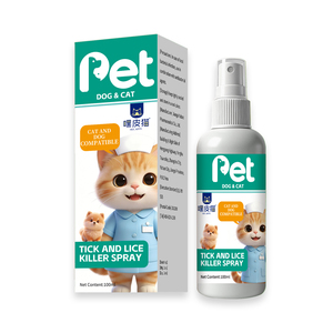 Spray anti-tiques et poux <span class=keywords><strong>pour</strong></span> animaux de compagnie à base de plantes 100 ml <span class=keywords><strong>pour</strong></span> chiens et chats, répulsif longue durée 12H contre <span class=keywords><strong>les</strong></span> puces, <span class=keywords><strong>les</strong></span> moustiques, <span class=keywords><strong>les</strong></span> <span class=keywords><strong>acariens</strong></span> - Product Image 1