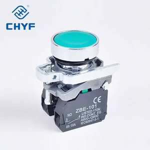 CHYF GB4-BA31 Momentary 1NO 2NO 1NO1NC Silver Contact Plastic <strong>Push</strong> Button <strong>Switch</strong> 2 3 Position <strong>Self</strong> <strong>Locking</strong> <strong>Push</strong> Button <strong>Switch</strong> - Product Image 1