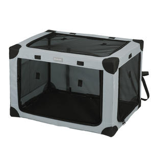 <span class=keywords><strong>Jaula</strong></span> para perros montada en el coche para mascotas para el <span class=keywords><strong>maletero</strong></span> de SUV. Cabina de vehículo compartida plegable Cat-dog. - Product Image 1