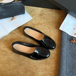 Zapatos de cuero casuales antideslizantes de charol británico vintage más vendidos de 2026 para mujer - Product Image 1