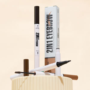 Nieuwe Dubbele Kop Waterdichte Langdurige <span class=keywords><strong>2</strong></span> In 1 Vloeibare Wenkbrauw Met Wenkbrauw Tint Pen - Product Image 2
