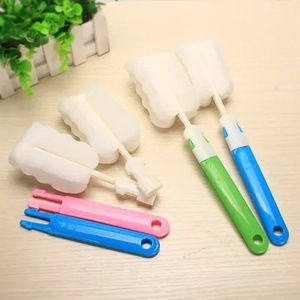 Cup Brush <b>Sponge</b> <b>Long</b> <b>Handle</b> For Cleaning Glass Cups Water Bottles Thermos - Product Image 4