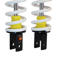 Amortisseurs à air réglables doubles 435 mm pour ATV, moto, UTV, kart, quad, motos de cross et sportives – Ajustement universel