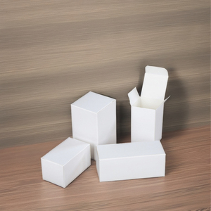 Tùy chỉnh cao cấp Hộp bao bì bìa trắng 350g cho nhu cầu thiết yếu hàng ngày sản phẩm chăm sóc da thiết kế rãnh - Product Image 3